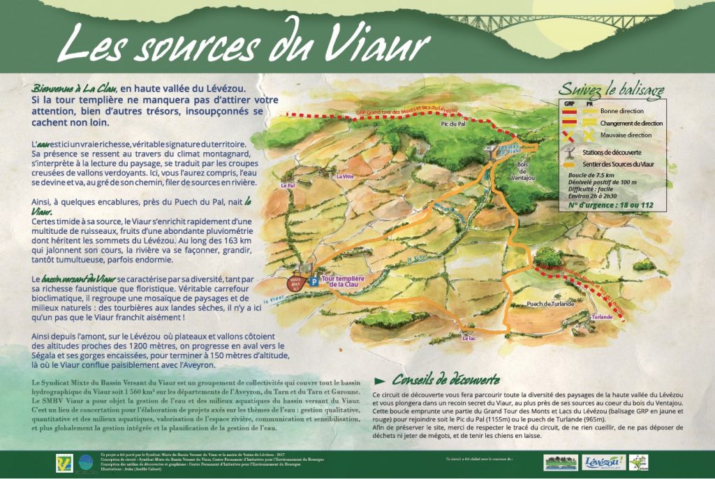 Présentation du sentier des sources du Viaur