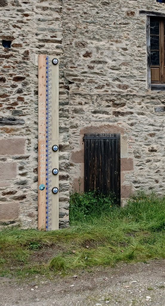 Echelle de crues - Moulin de Pignac