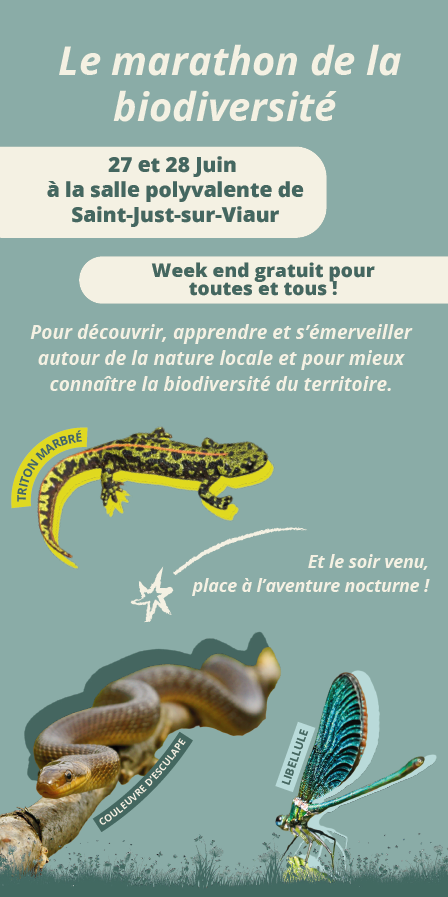 A vos agendas :  24h de la Biodiversité les 27 et 28 juin