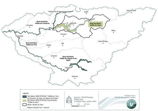 E5-Carte Natura2000 5 Vallées
